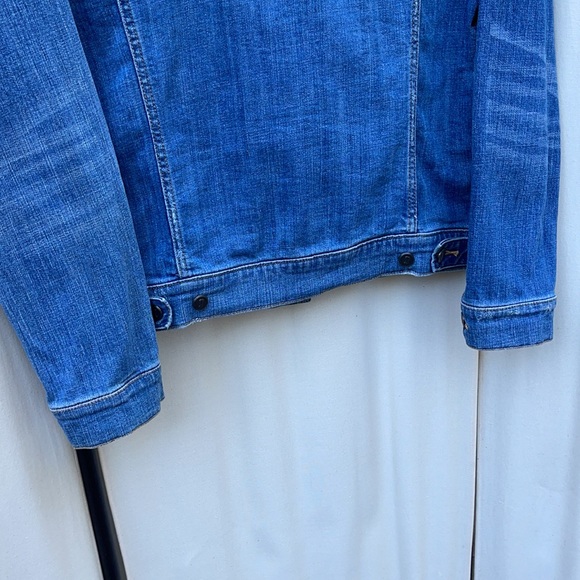 ❗️SOLD❗️ANTHROPOLOGIE- PILCRO “AMORE”FLORAL DENIM JACKET S - Picture 8 of 14